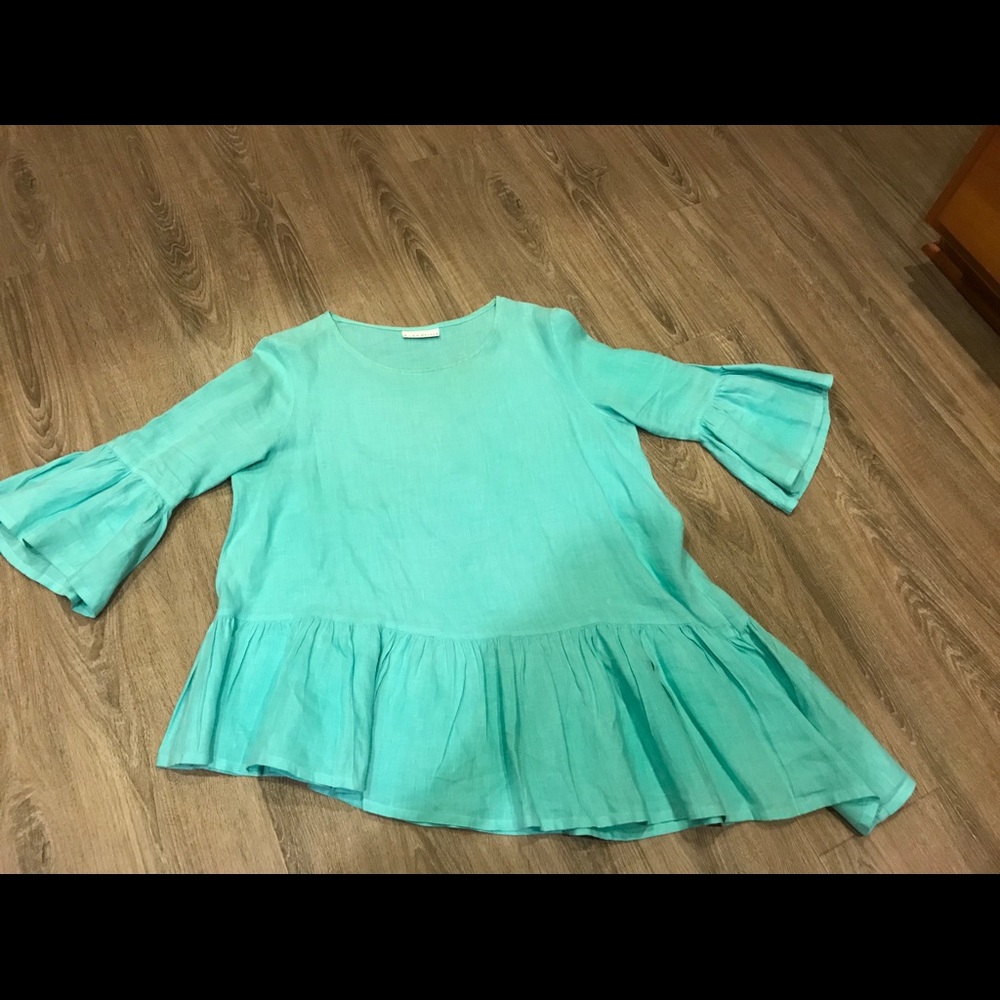 Turquoise blouse